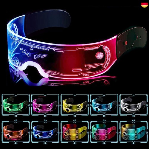Cyberpunk led brille party - brille,