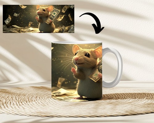 Kaffeetasse lustige maus - kaffeetasse, mit