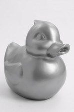 ENTE XXL, Silber - DEKOFIGUR