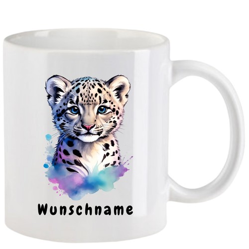 Tasse leopard gepard - tasse, /