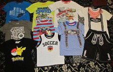 Bekleidung Paket Junge  Gr.110-116: T-Shirts, Trachten Look SET