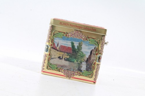 Alte blechdose lebkuchen mit - alte,