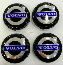 4x Für Volvo Schwarz Blau ABS