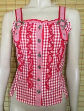 ROT/WEISSE TRACHTENBLUSE -