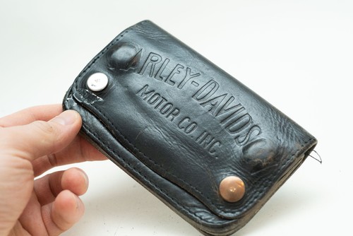 Antik leder harley - leder,