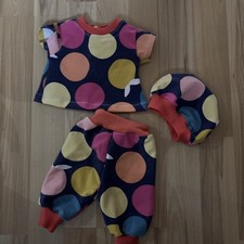 Handmade Niedliche Puppen Kleidung Set, 3-teilig, für Babypuppen 43cm