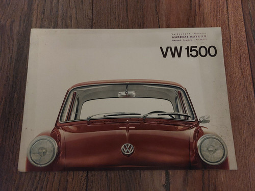 Original prospekt 1500 - vw,