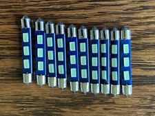 10 New Cool Blue 43mm Festoon