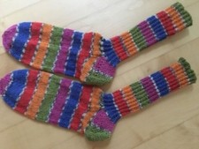 Socken handgestrickt nach alter Familientradition - Größe 38/39 * Qualitätswolle