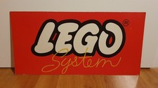 LEGO LEGOLAND System promo sign vintage 70's 60's 70er 60er Werbung rare alt