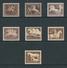 Dt. Reich, Pferderennen um das Braune Band, 7 Ausgaben einwandfrei **