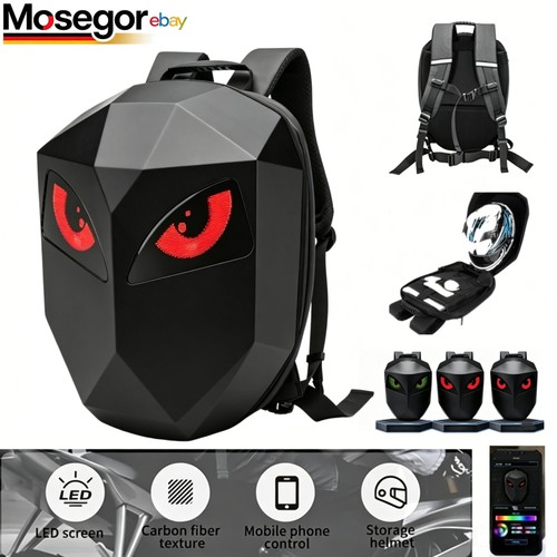 Motorrad rucksack mit led - mit,