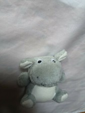 Nielpferd grau  10cm