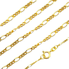 333 gelbgold figaro kette - gelbgold,