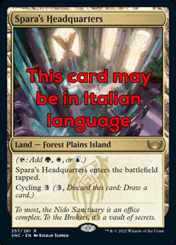 Mtg spara headquarters exc - mtg,