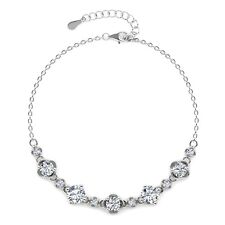 Armband 925 Sterling Silber Moissanit Diamant 5mm Bracelet