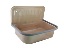 Stahlausgussbecken Waschbecken Werkstatt emailliert Waschtrog, B-Ware