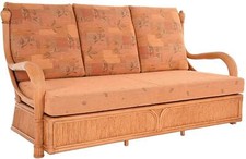 Edles wohnzimmer rattan sofa - wohnzimmer, rattan-sofa