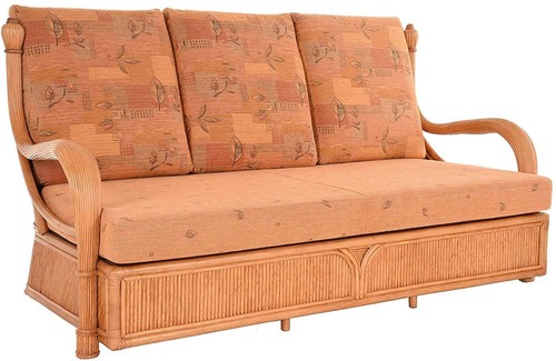 Edles wohnzimmer rattan sofa - edles, rattan-sofa