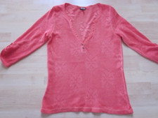 Kenny S. ausgefallenes Shirt, Farbe: korall, Gr. 38 Blumenmuster TOP