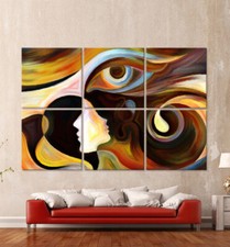 ABSTRAKT 666 Leinwand Bild