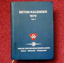 Betonkalender 1979 Teil II