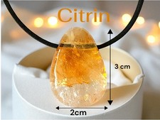 Citrin Tropfen Anhänger