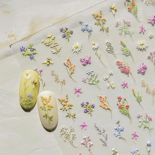 Nagelsticker blumen - nagelsticker,