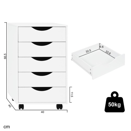 Rollcontainer 7 - rollcontainer, 5/6/7