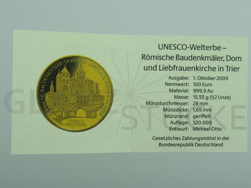100 euro goldmünze - euro, 2009
