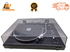 Hitachi PS-38 Direktantrieb Plattenspieler mit Staubhaube & Geschwindigkeitswahl