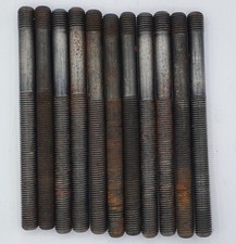 11x M16 Gewindestange Stiftschraube Gewindebolzen Stehbolzen Doppelgewinde #3