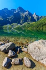 Wandbild: Grünwasser-Bergsee