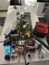 Fotoapparat alt Praktica Agfa Objektiv Zeiss Enna Konvolut Stativ Zubehör 