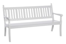 Gartenbank Kunststoff Parkbank Kunststoffbank Bank HOHENZOLLERN 3-sitzer 2. WAHL