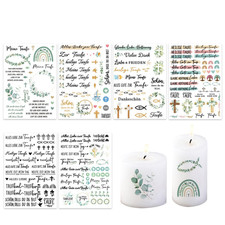 Kerzenaufkleber Kommunion &