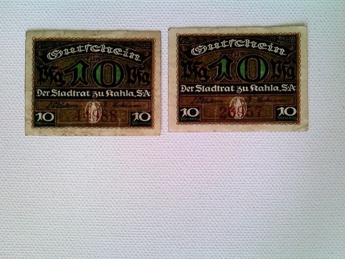 Banknoten notgeld stadt - banknoten,,