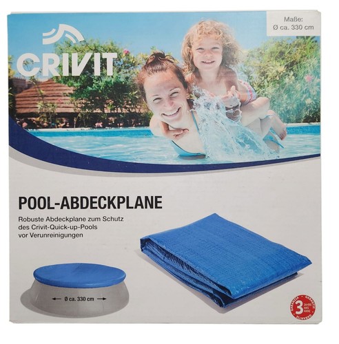 Poolabdeckung 330cm rund