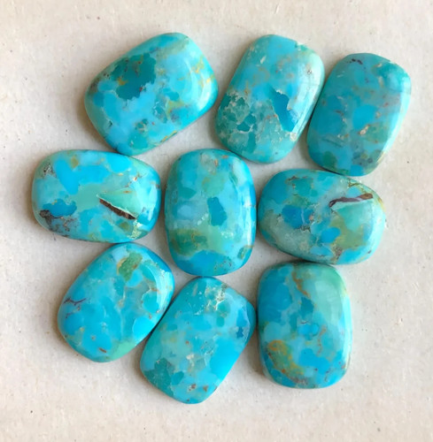 Mohave blau türkis cabochons - blau,