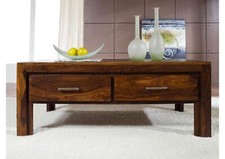 Massivholz Couchtisch 2