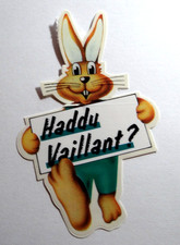 Werbe-Aufkleber Haddu Vaillant