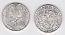 1 Balboa Silber Münze Panama