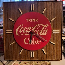 Zu Verkaufen Ein Coca-Cola Reklame Wandel Uhr, 50.er 60er,