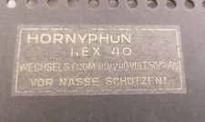 Röhrenradio Rückwand Hornyphon REX 40 (5350)