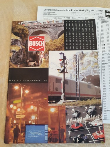 Busch modellbahn katalog 1995 - modellbahn-katalog,