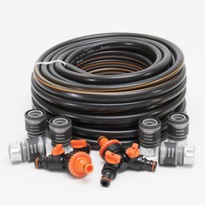Gartenschlauch 1/2 Zoll ca 20 Meter,Kupplungen und Verteiler
