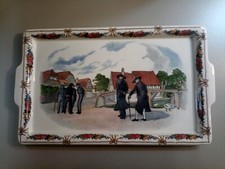 Platte  40 x 24 cm Tablett Obernai Sarreguemines  Loux