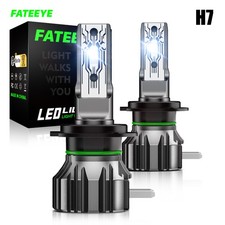 FATEEYE H7 LED Auto Scheinwerfer Kit 6500K Canbus No Error Halogen Umbausat Fern