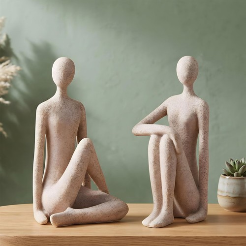 2er set deko figuren - deko, abstrakt