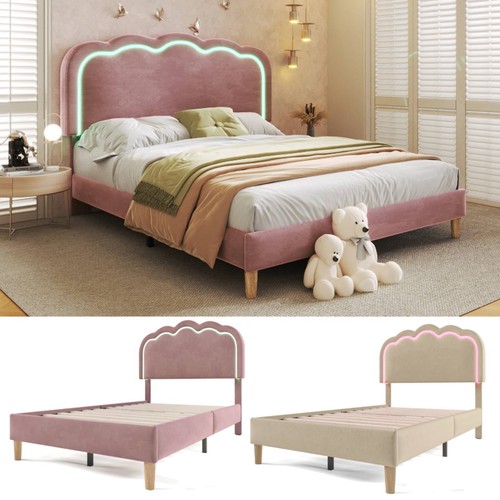 Polsterbett led einzelbett - polsterbett,